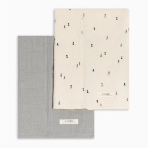 2-Pack Muslin Burp Cloths