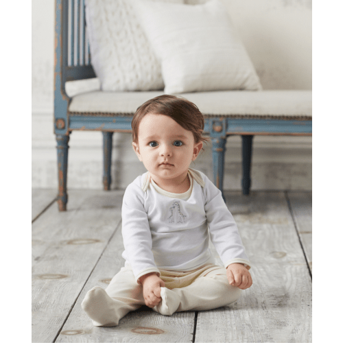 Giraffe Generations Stripe Footed Pant Set