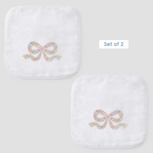 Monogrammed Baby Washcloths (pair) | Weezie Towels