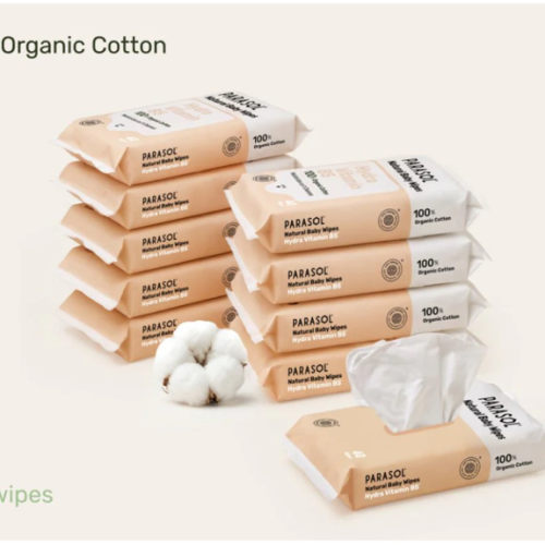 100% Organic Cotton Baby Wipes With Hydra Vitamin B5™