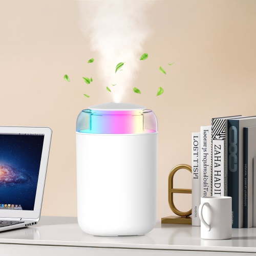 Skdwakiz 1.2L Humidifier for Room, Small Cool Mist Humidifiers with 2 Mist Modes & Colorful Light, Portable Ultrasonic Air Humidifier for Homes, Bedroom