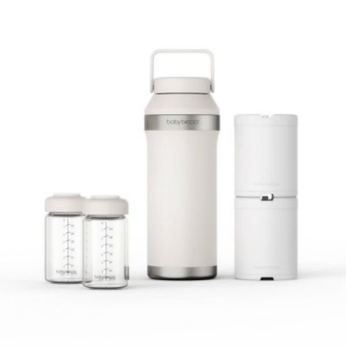 Baby Brezza 24 Hour Breast Milk Storage Cooler for Glass Bottle - White