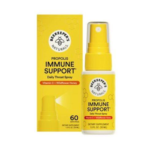 Beekeepers Naturals Daily Propolis Immune Support Throat Spray with Vitamin C - 1oz