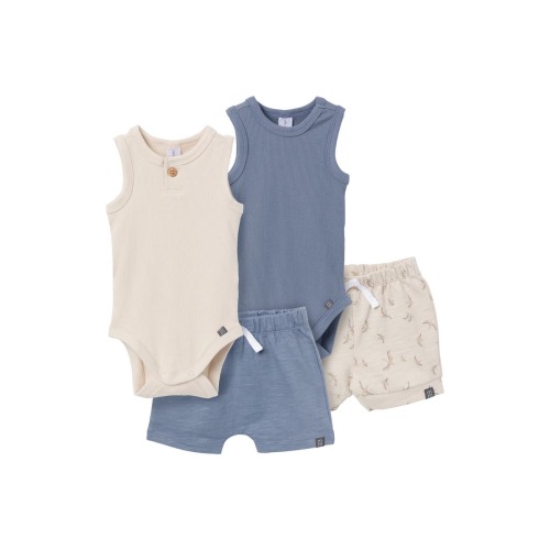 Bodysuits & Shorts Set, 3-6M