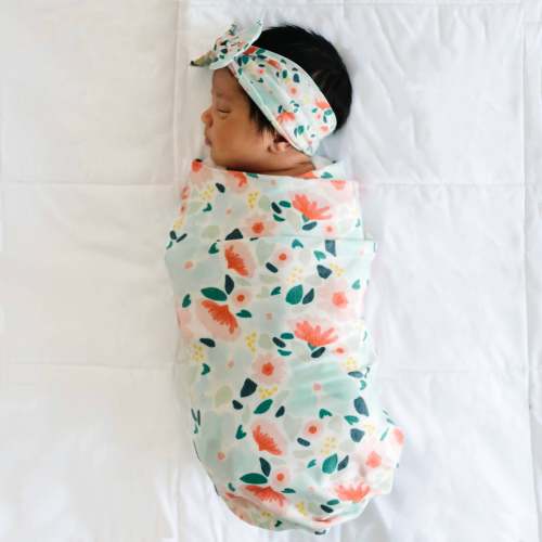 Knit Swaddle Blanket - Leilani