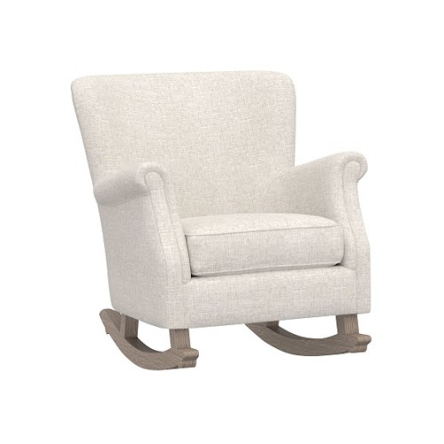 Minna Small Spaces Rocking Chair & Ottoman | Pottery Barn Kids