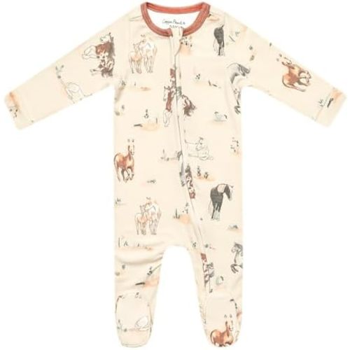 Copper Pearl, Zip-up Footie, Graphics4