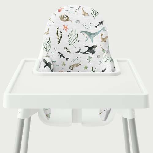 Highchair Cushion Cover - Pacific Ocean – Yeah Baby Goods + Cushion Insert