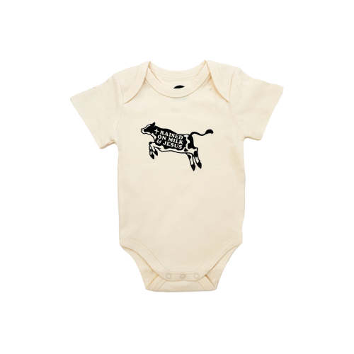 Raised on Milk & Jesus Cow Bodysuit – OUR HOUSE ABOVE