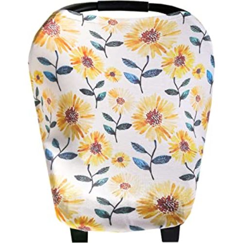 Sunnie Multi-Use Cover: Car Seat, Nursing & Stroller Cover - Stretchy Fabric, All-Season, Stylish Designs