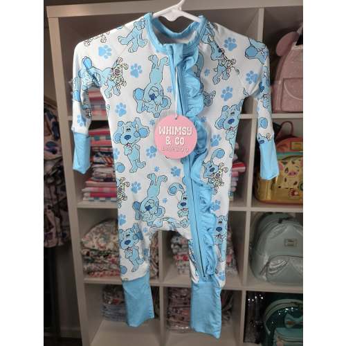 Ruffle blues clues – Whimsy & Co Bamboo