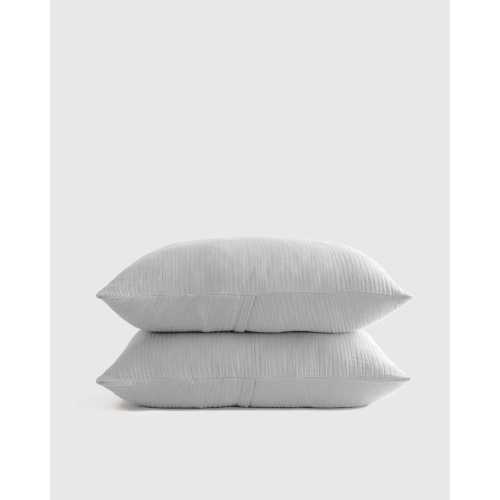 Organic Airy Gauze Sham Set | Quince in Mist