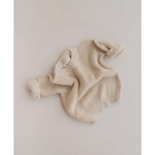 CHUNKY KNIT PULLI WARMBEIGE