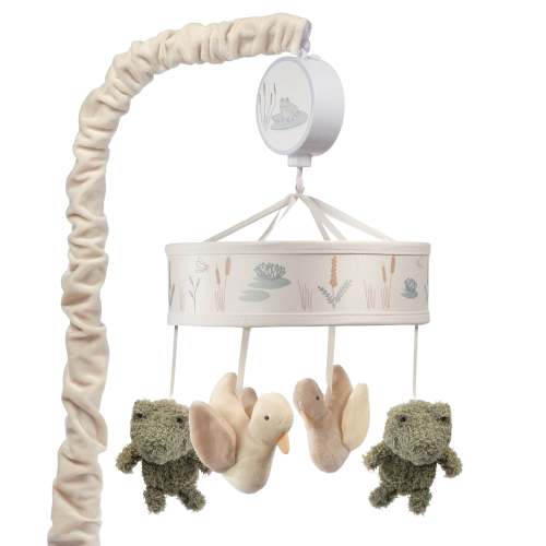 Froggy & Friends Musical Baby Crib Mobile Soother Toy – Lambs & Ivy