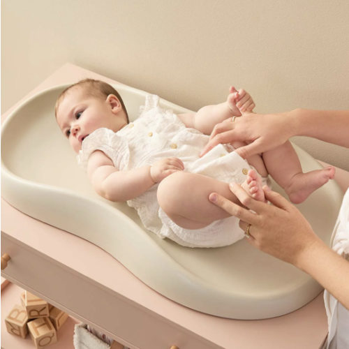 Mocka Baby Wipe Clean Change Pad - Beige | Mocka