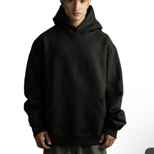 Z27 Standard Oversized Hoodie – Heavyweight 540GSM - DEFECT FINAL SALE BLACK