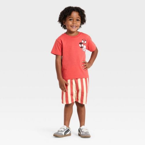 Toddler Boys' 2pc Marvel Spidey T-Shirt & Shorts Set - Red 3T