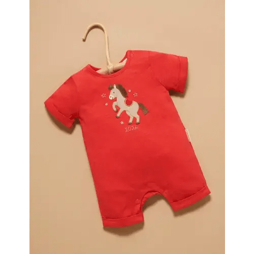 Little Horse Growsuit - Purebaby