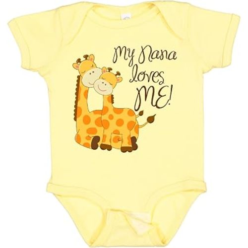 inktastic My Nana Loves Me Baby Bodysuit
