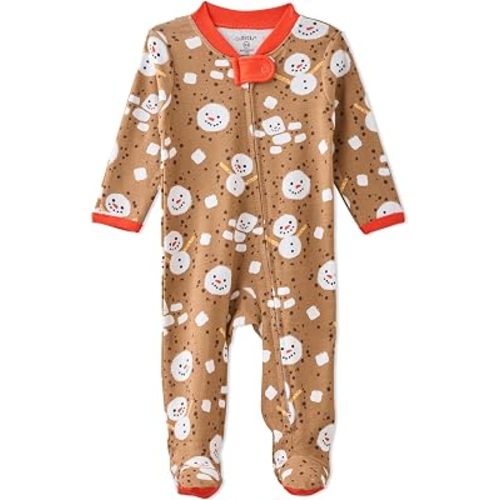 Butterblu Scout Sleep & Play 100% Organic Cotton Footed Zip Front PJs