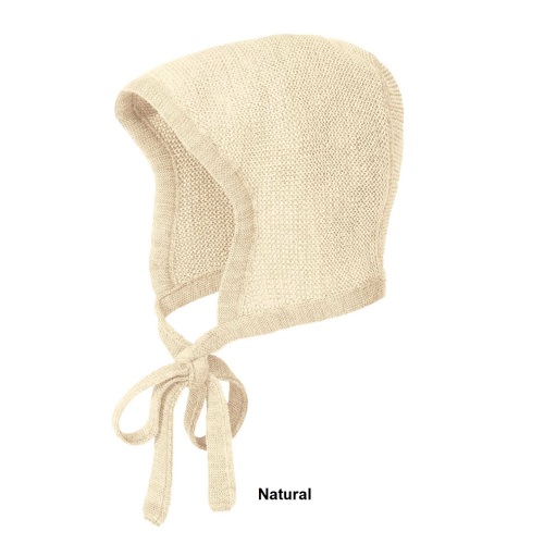 Disana Organic Merino Wool Knitted Melange Bonnet
