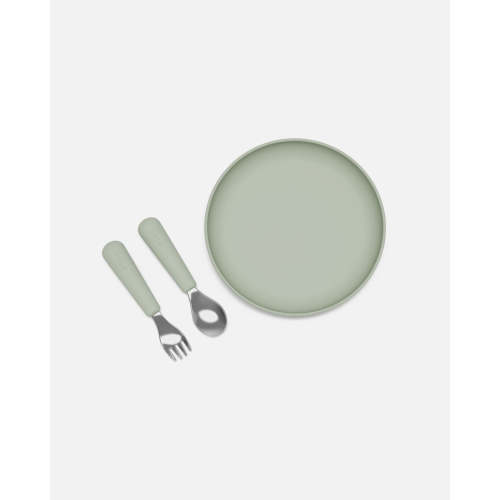 Plate & Utensil Set - Oatmeal