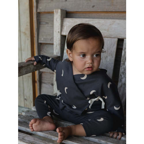 Charcoal Midnight Kimono | Organic Zoo