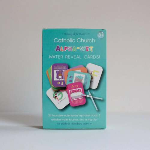 Catholic Church Alpha-Wet Water Reveal Cards - Shining Light Dolls