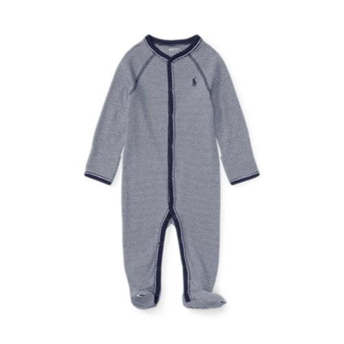 Striped Cotton Jersey Coverall | One-Pieces Baby | Ralph Lauren