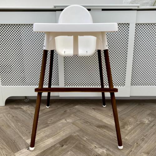 Adjustable Walnut Footrest for Ikea Antilop High Chair