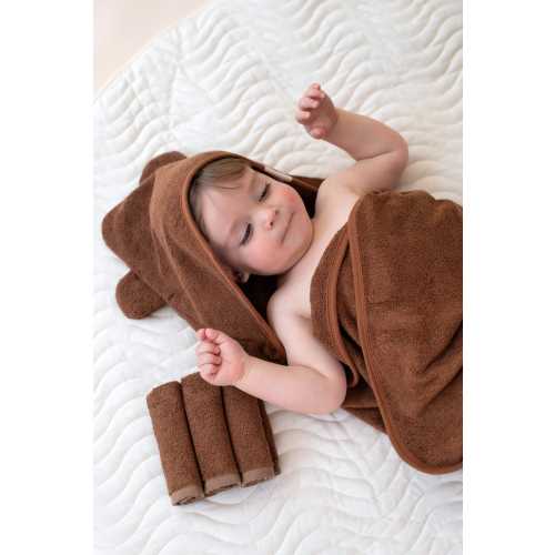 Hooded Towel - Chocolate – Kiin ®