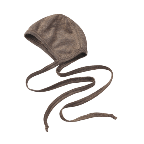 Wool/silk baby bonnet