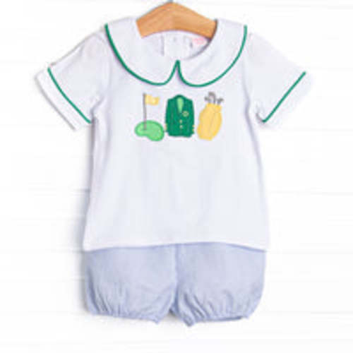 Master Class Applique Bloomer Set, Blue – Stitchy Fish