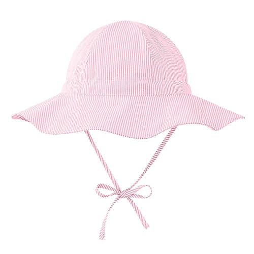 Zanarzt Kids Sun Hats Wide Brim Bucket Hat Baby Toddler Girls Bucket Hat Newborn Sun Hats for Boys Infant Summer Protection Hats Kids Beach Cap Pink,6-12 Months