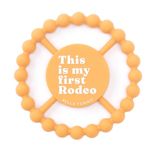 Bella Gifts from the Heart First Rodeo Happy Teether - Orange