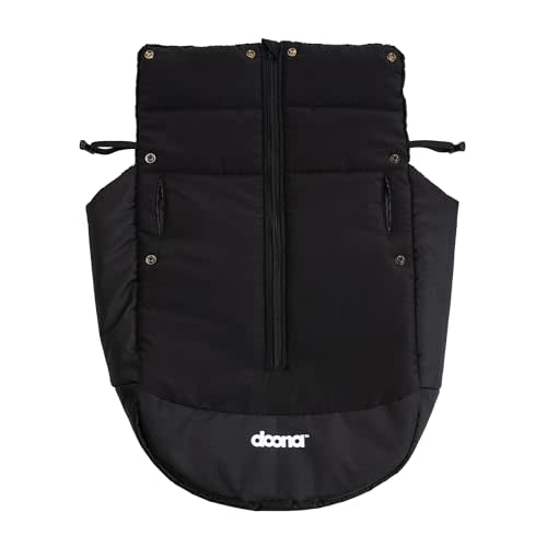 DOONA Winter Cover - Black, Water Repellent, Stroller Cover, Stroller Weather Shield