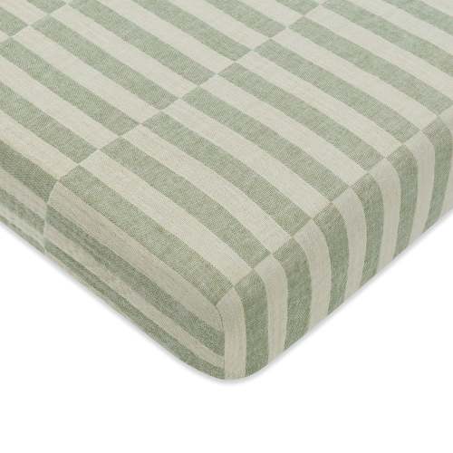 Mini Crib Sheet in GOTS Certified Organic Muslin Cotton