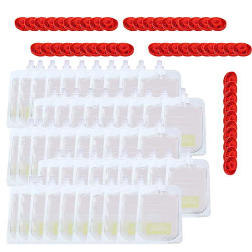10/20/50pcs baby food maker baby food storage baby food pouches reusable storage bags stand up large bags freezer slider zip locks sandwich reusable food wrap set silicone tray food preservation zip