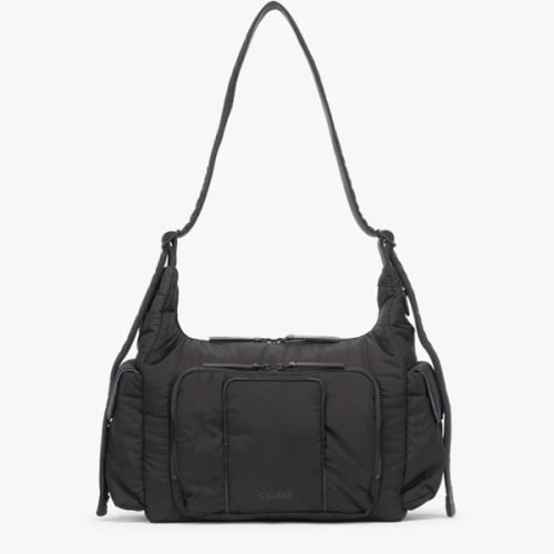 Crossbody Diaper Bag - BLACK