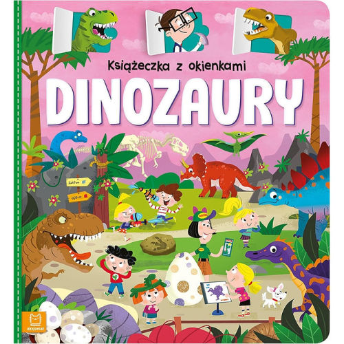 Interactive Flap Book – Książeczka z Okienkami: Dinozaury