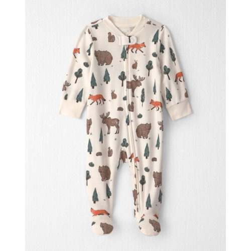 Baby Organic Cotton Sleep & Play Pajamas in Woodland Creatures - Little Planet | Carter's
