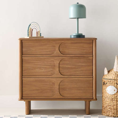 Wes 36" 3-Drawer Wood Kids Dresser