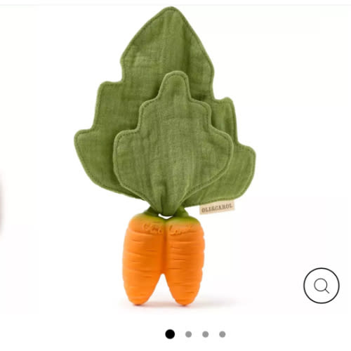 Oli & Carol Cathy the Carrot Mini Doudou Teether