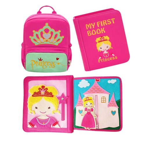 My First Book Princess – Montessori Fabric Busy Book