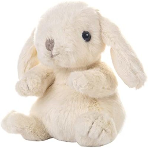 DILLY DUDU Cream Bunny/Rabbit Stuffed Animal Plush Soft Toy 6-Inch