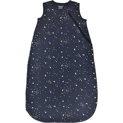 Ecolino Organic Cotton Baby Sleep Sack - 2-Way Zipper Baby Wearable Blanket - Newborn Sleeping Bag Sack - 0-6 Months - Milky Way