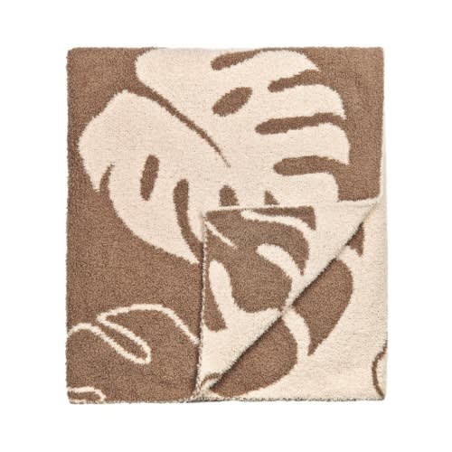Mocha Monstera Little Bliss Blanket