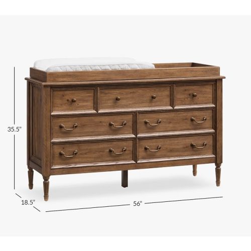 Blythe 7-Drawer Changing Table (56w x 19d")