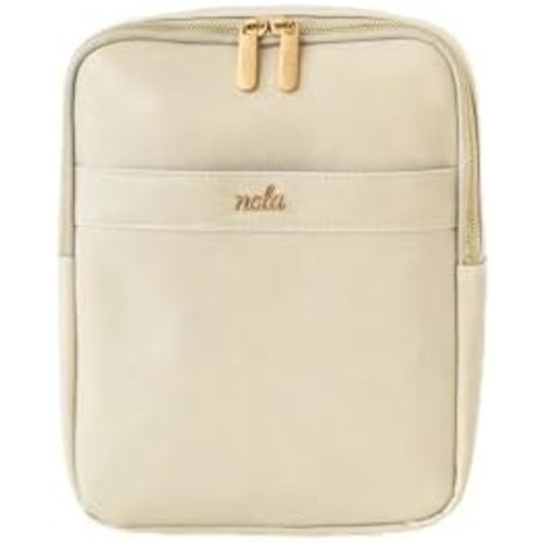 nola Mini Diaper Bag – Backpack or Crossbody Baby Bag with Organized Storage (Oatmeal)