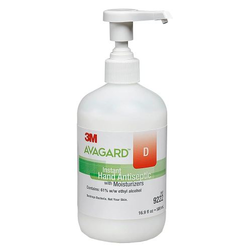 Avagard D 3M Healthcare Sanitizer Hand Gel with Moisturizer, 16.9 Fluid Ounce, White (9222)